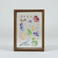 Mystical Sticker Sheet 6 Mystical Sticker Sheet -Plush Toy Store Frame Mystical 01