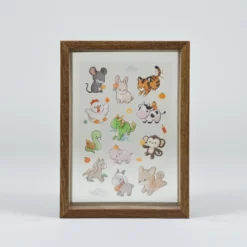 Zodiac Sticker Sheet 6 Zodiac Sticker Sheet -Plush Toy Store Frame Zodiac 01