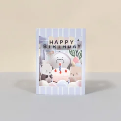3D Greeting Card - Happy Birthday -Plush Toy Store Lr 9474 sw
