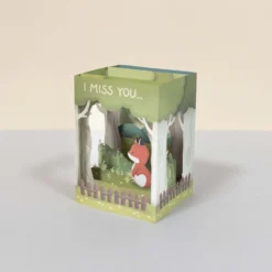3D Greeting Card - I Miss You