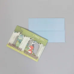 3D Greeting Card - I Miss You -Plush Toy Store Lr 9512 sw